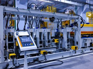 OEM Solutions industrial machinery with touchscreen interface