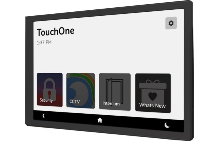 image shows eight development touchone gen 4 8" front view